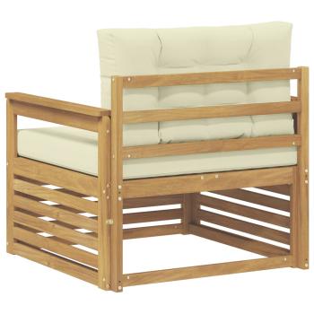 Outdoor-Sofa Polyester Weiß