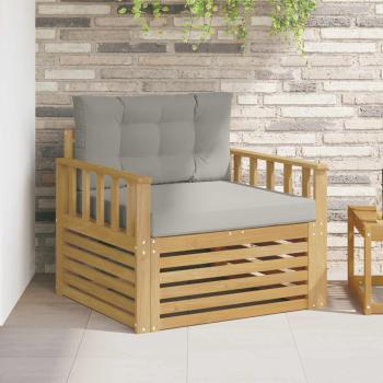 ARDEBO.de - Outdoor-Sofa Polyester Weiß