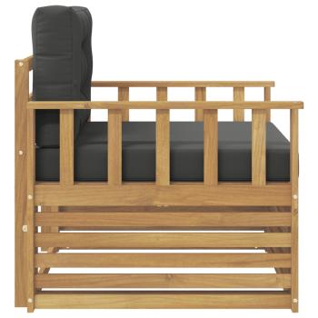 Outdoor-Sofa Polyester Weiß