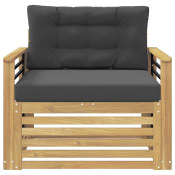 Outdoor-Sofa Polyester Weiß