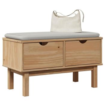ARDEBO.de - Flurbank OTTA 80x40x45 cm Massivholz Kiefer