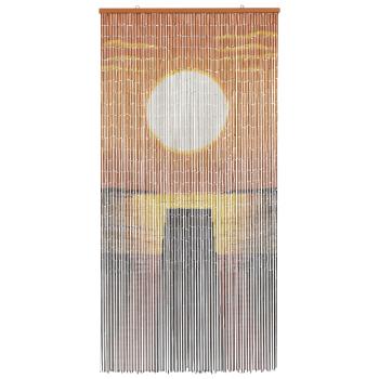 Insektentürvorhang Mehrfarbig 200 x 100 cm Bambus