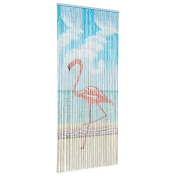 Insektentürvorhang Mehrfarbig 200 x 90 cm Bambus