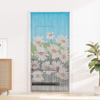 ARDEBO.de - Insektentürvorhang Mehrfarbig 200 x 100 cm Bambus