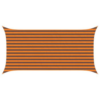 Sonnensegel Orange und Braun 4 x 2 m 100 % Polyester Oxford