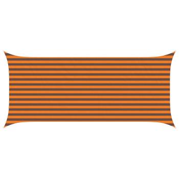 Sonnensegel Orange und Braun 4,5 x 2 m 100 % Polyester Oxford