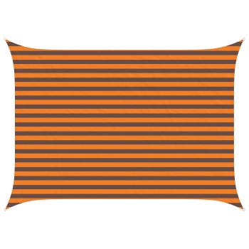 Sonnensegel Orange und Braun 3,5 x 2,5 m 100 % Polyester Oxford
