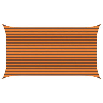 Sonnensegel Orange und Braun 2,5 x 4,5 m 100 % Polyester Oxford