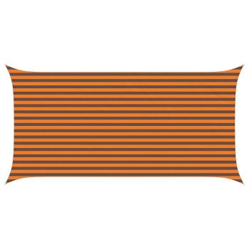 Sonnensegel Orange und Braun 5 x 2,5 m 100 % Polyester Oxford