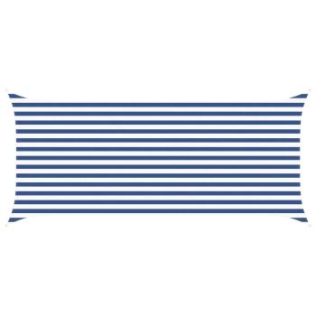 Sonnensegel Blau und Weiß 4,5 x 2 m 100 % Polyester Oxford