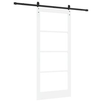 Schiebetür ORKDAL Weiß und Schwarz 93 x 211 cm