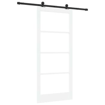 Schiebetür ORKDAL Weiß und Schwarz 93 x 211 cm