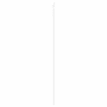 Schiebetür ORKDAL Weiß 93 x 211 cm Massivholz Kiefer und Glas