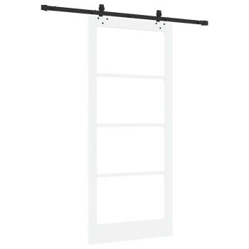 Schiebetür ORKDAL Weiß und Schwarz 93 x 211 cm
