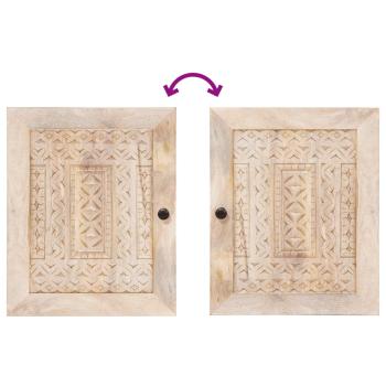 Badezimmermöbel-Set mit Schubladen 4 pcs Weiß Holzwerkstoff