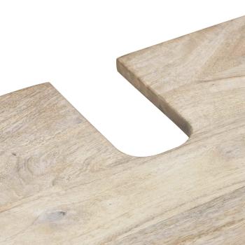 Badezimmermöbel-Set mit Schubladen 4 pcs Weiß Holzwerkstoff