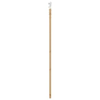Schiebetür 73,5 x 198,5 cm Massivholz Kiefer und Glas Natur