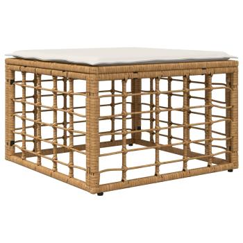Outdoor-Sofagarnitur Natur Polyester