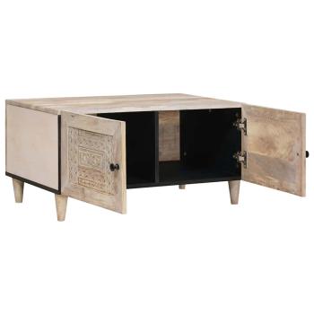 Couchtisch Weiß 80 x 54 x 40 cm Holzwerkstoff