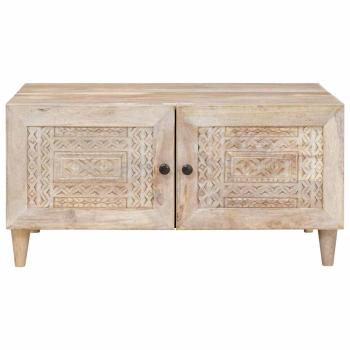 Couchtisch Weiß 80 x 54 x 40 cm Holzwerkstoff