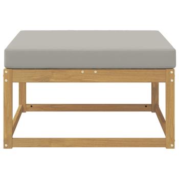 Outdoor-Fußhocker Polyester Weiß