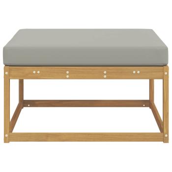 Outdoor-Fußhocker Polyester Weiß