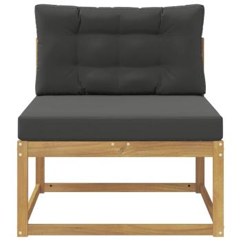 Outdoor Mittelsofa Polyester Weiß