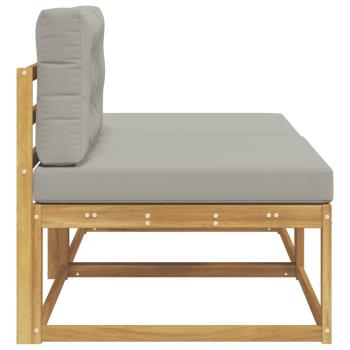 2 Stück Outdoor-Fußhocker Polyester Weiß