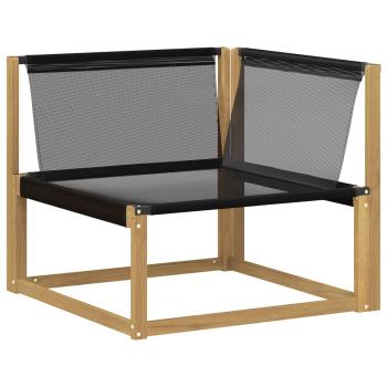 Outdoor-Sofagarnitur Massivholz Akazie Weiß