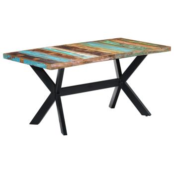 ARDEBO.de - Esstisch 160x80x75 cm Altholz Massiv