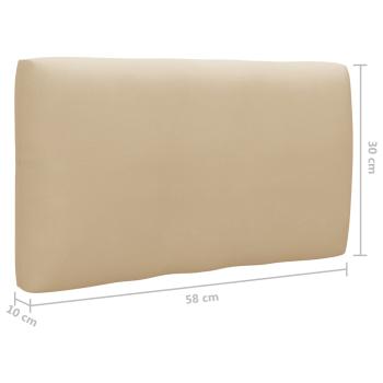 4-tlg. Paletten-Lounge-Set Weiß Imprägniertes Kiefernholz