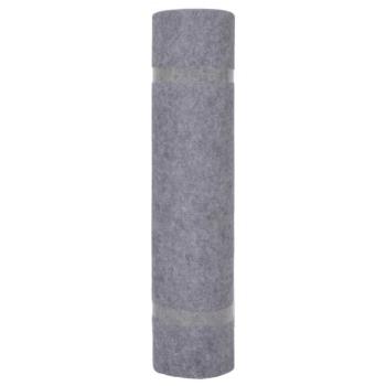 Teppich Grau 1,2 x 15 m Polyester
