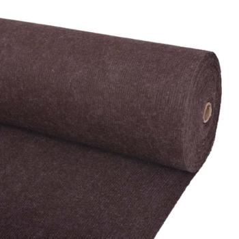 ARDEBO.de - Teppich Braun 1,2 x 10 m Polyester