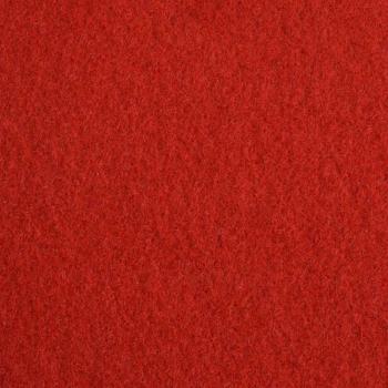 Teppich Uni Rot 1,2 x 12 m Polyester