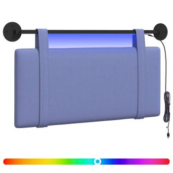 Hängendes Kopfteil Mit LED Licht Jeans blau Stoff