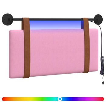 Hängendes Kopfteil Mit LED Licht Rosa Antikes PU