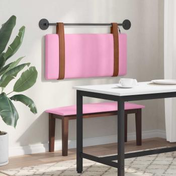 Hängendes Kopfteil Mit LED Licht Rosa Antikes PU