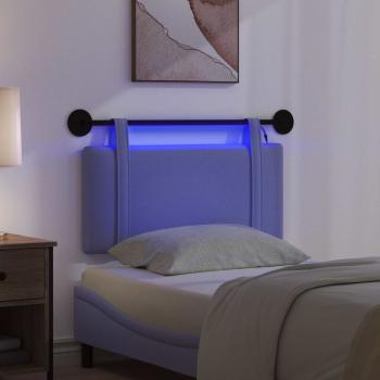 Hängendes Kopfteil Mit LED Licht Jeans blau Stoff