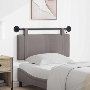 ARDEBO.de - Hängendes Kopfteil Mit LED Licht Taupe Stoff