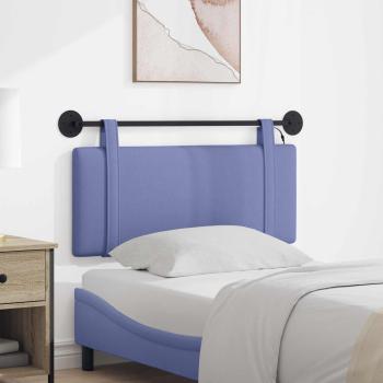 ARDEBO.de - Hängendes Kopfteil Mit LED Licht Jeans blau Stoff