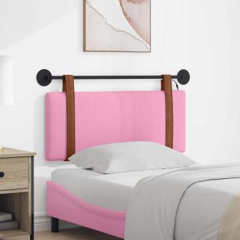 ARDEBO.de - Hängendes Kopfteil Mit LED Licht Rosa Antikes PU