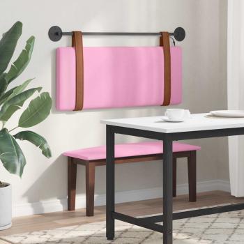 Hängendes Kopfteil Mit LED Licht Rosa Antikes PU