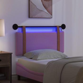 Hängendes Kopfteil Mit LED Licht Rosa Antikes PU