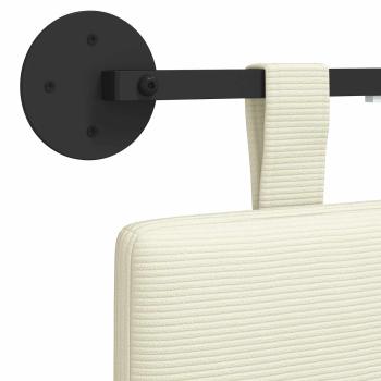 Hängendes Kopfteil Mit LED Licht Creme Cordstoff