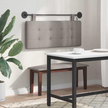 Hängendes Kopfteil Mit LED Licht Taupe Stoff