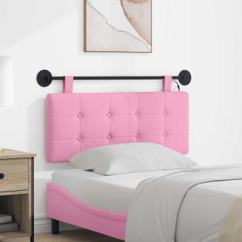 ARDEBO.de - Hängendes Kopfteil Mit LED Licht Rosa Stoff