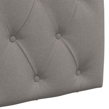 Hängendes Kopfteil Mit LED Licht Taupe Stoff