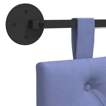 Hängendes Kopfteil Mit LED Licht Jeans blau Stoff
