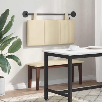 Hängendes Kopfteil Mit LED Licht Creme Stoff