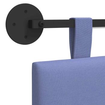 Hängendes Kopfteil Mit LED Licht Jeans blau Stoff